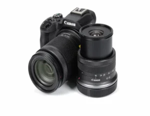 canon eos r50 with lens
