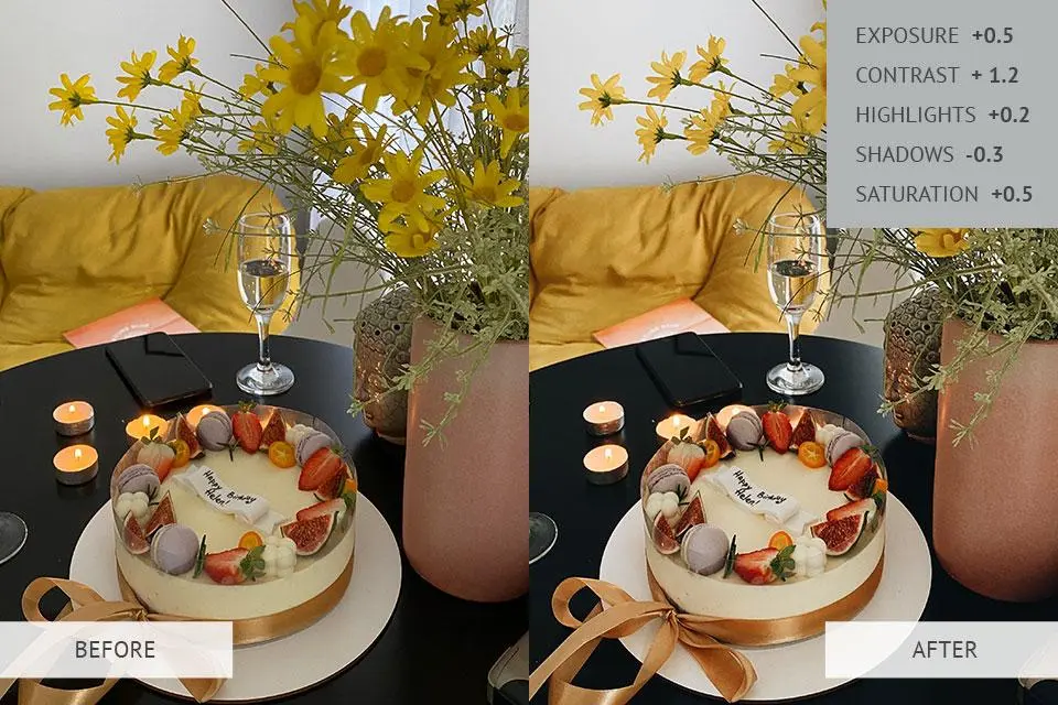 contoh pengaturan exposure